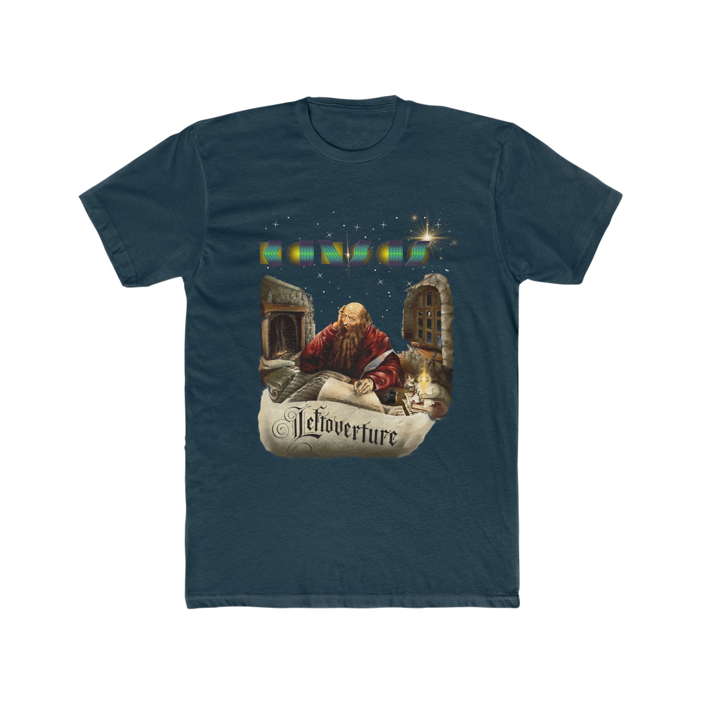 Kansas, Leftoverture Album Cover, Rock Tee