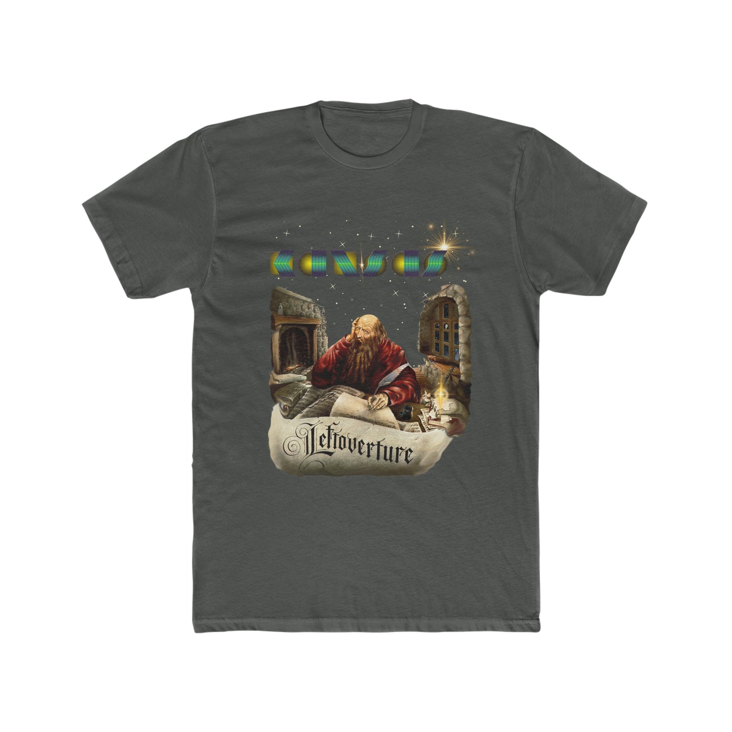 Kansas, Leftoverture Album Cover, Rock Tee