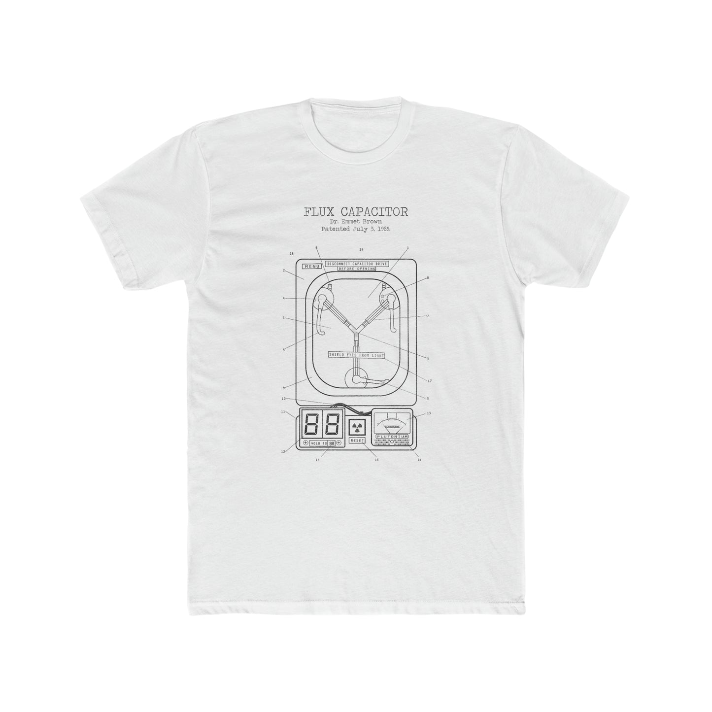 Flux Capacitor Patient from Back to the Future, 1980's Movie Classic Tee