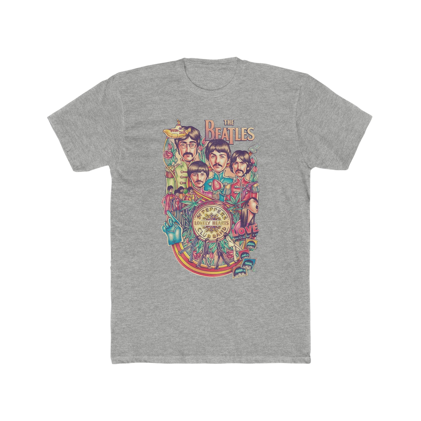 The Beatles Collage, Art Inspired Tee