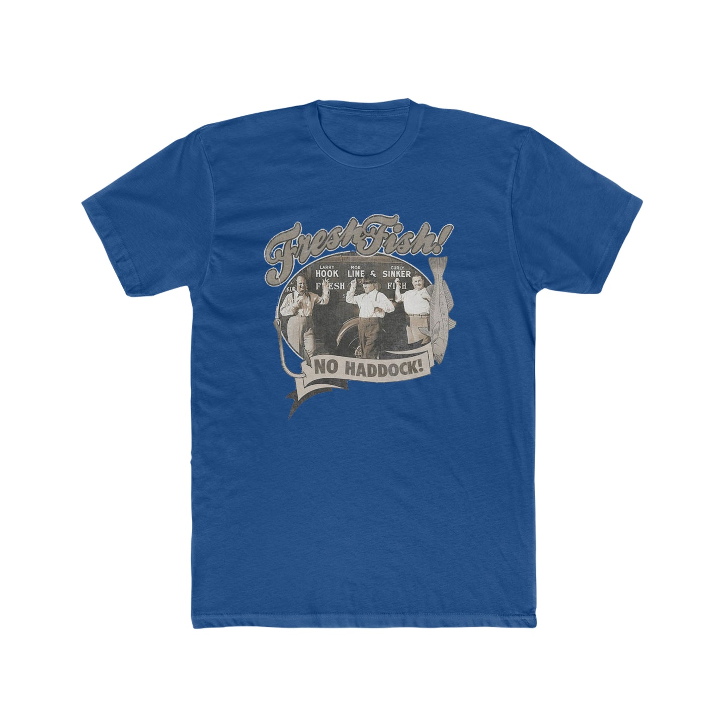 Three Stooges, Fresh Fish, Vintage Inspired Tee