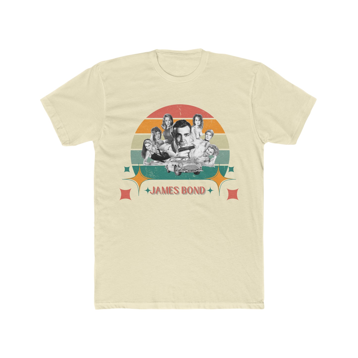 James Bond Women Retro Custom Tee