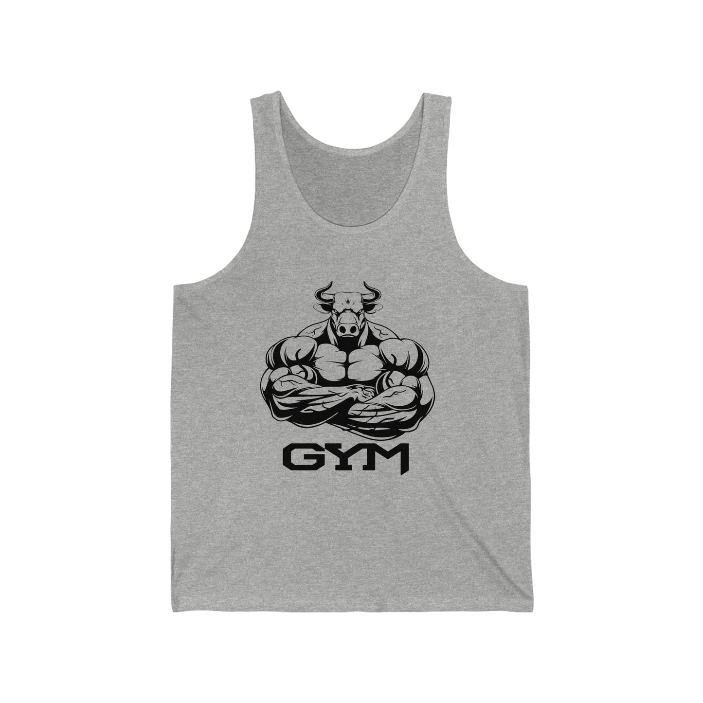 Gym Tee Workout Attire, Bull, Toro Tank Top