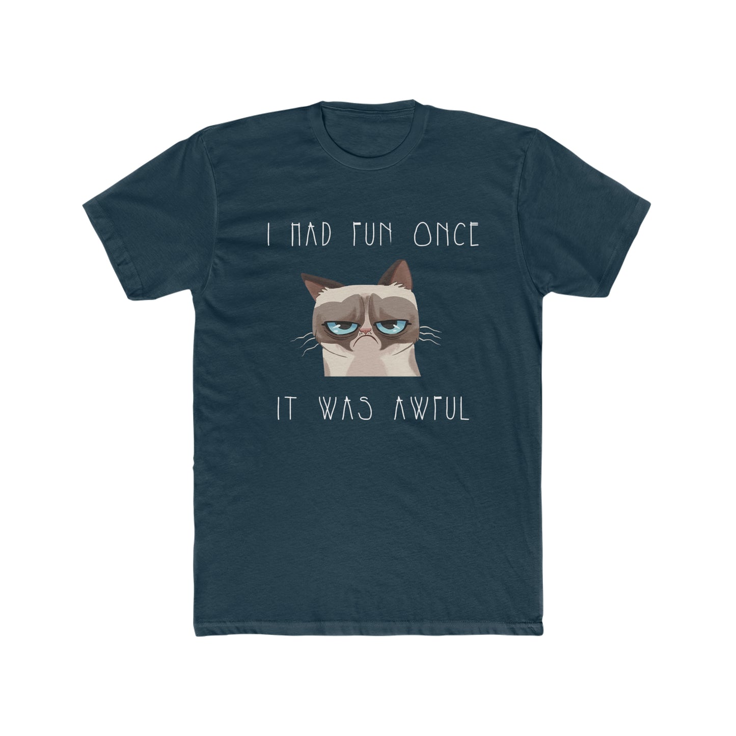 Grumpy Cat, I had Fun Once, It was Awful, Funny Tee