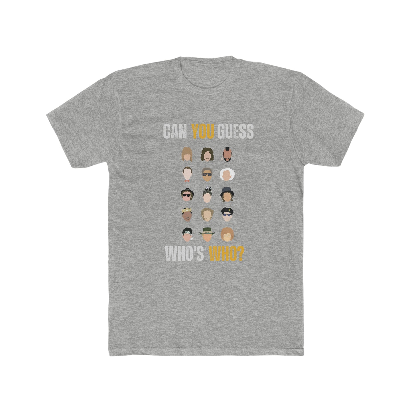 80's Iconic Stars, Can You Guess Who is Who on This Tee