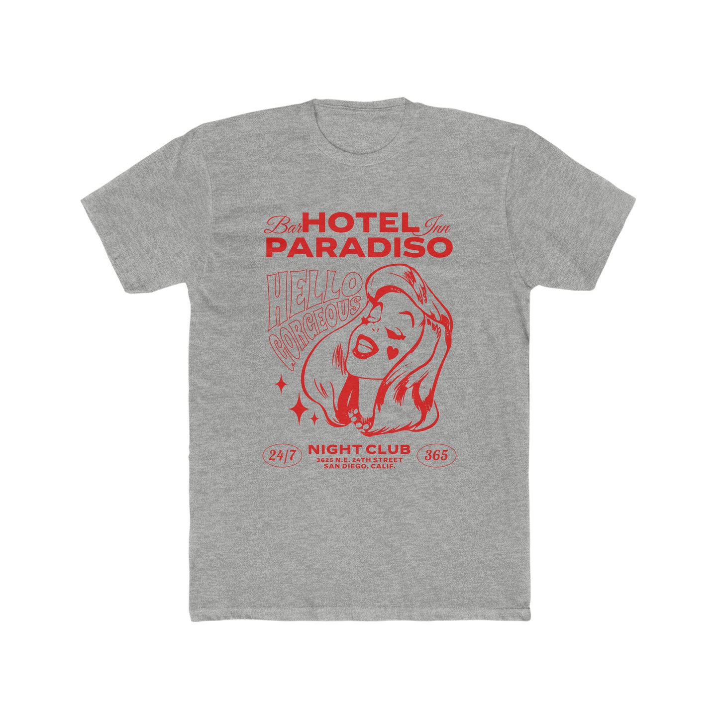 Hotel Paradisco, Hello Gorgeous, Night Club, Retro Style, Classic tee