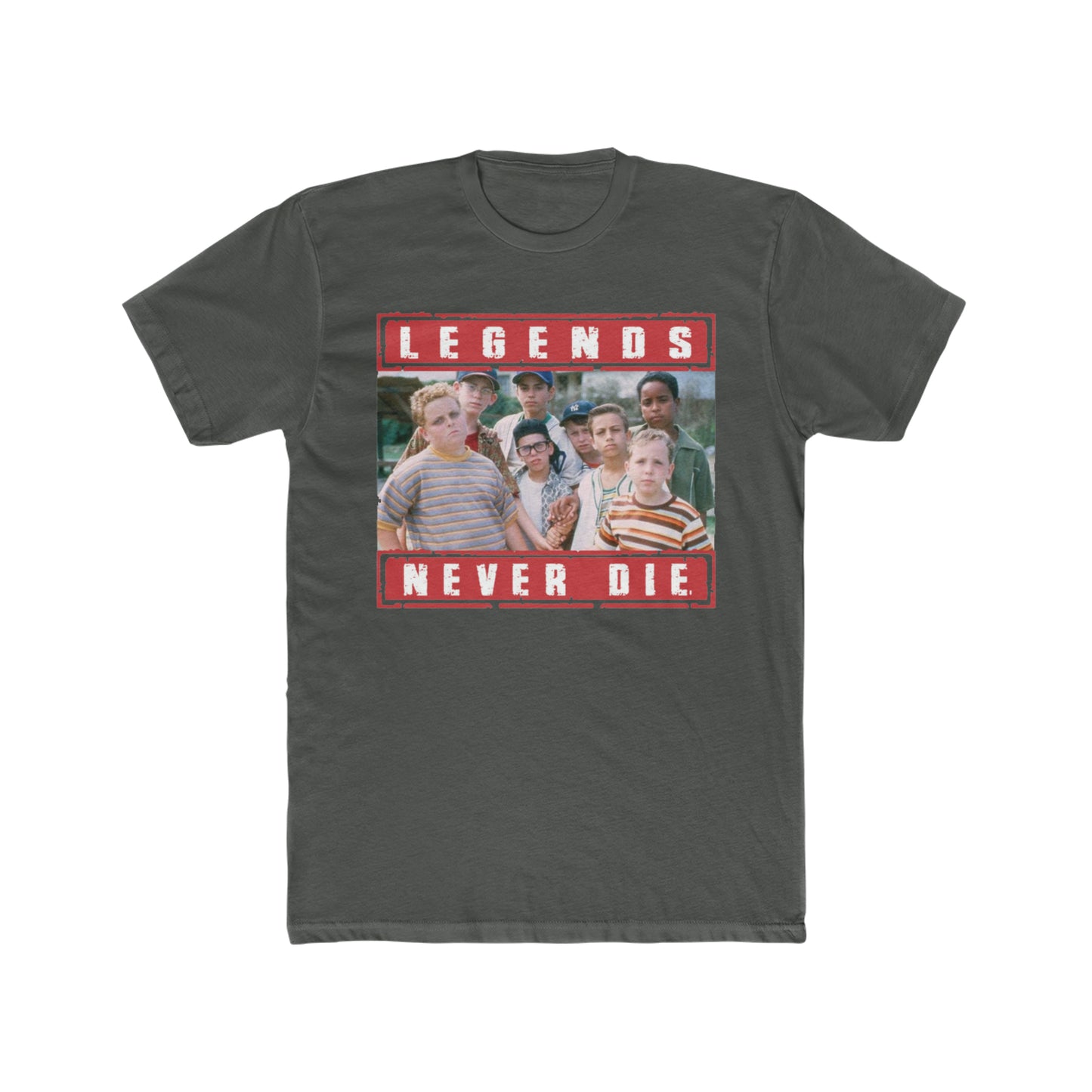 Legends Never Die, Sandlot Movie, Distressed Style, Vintage Inspired Tee