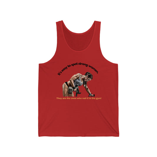 Female Bodybuilder, Inspirational Quote, Workout Tank Top