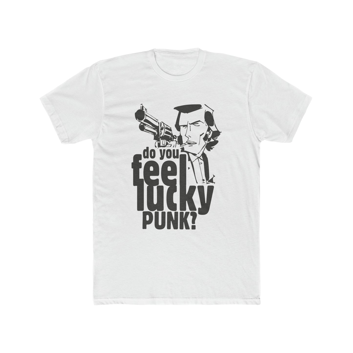 Dirty Harry, Clint Eastwood, Famous Quote, Do You Feel Lucky Punk Tee