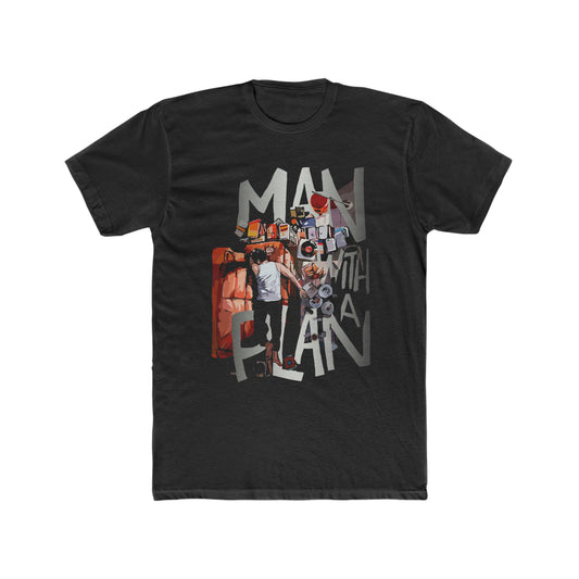 Man With A Plan, Lazy, Fun, Tee