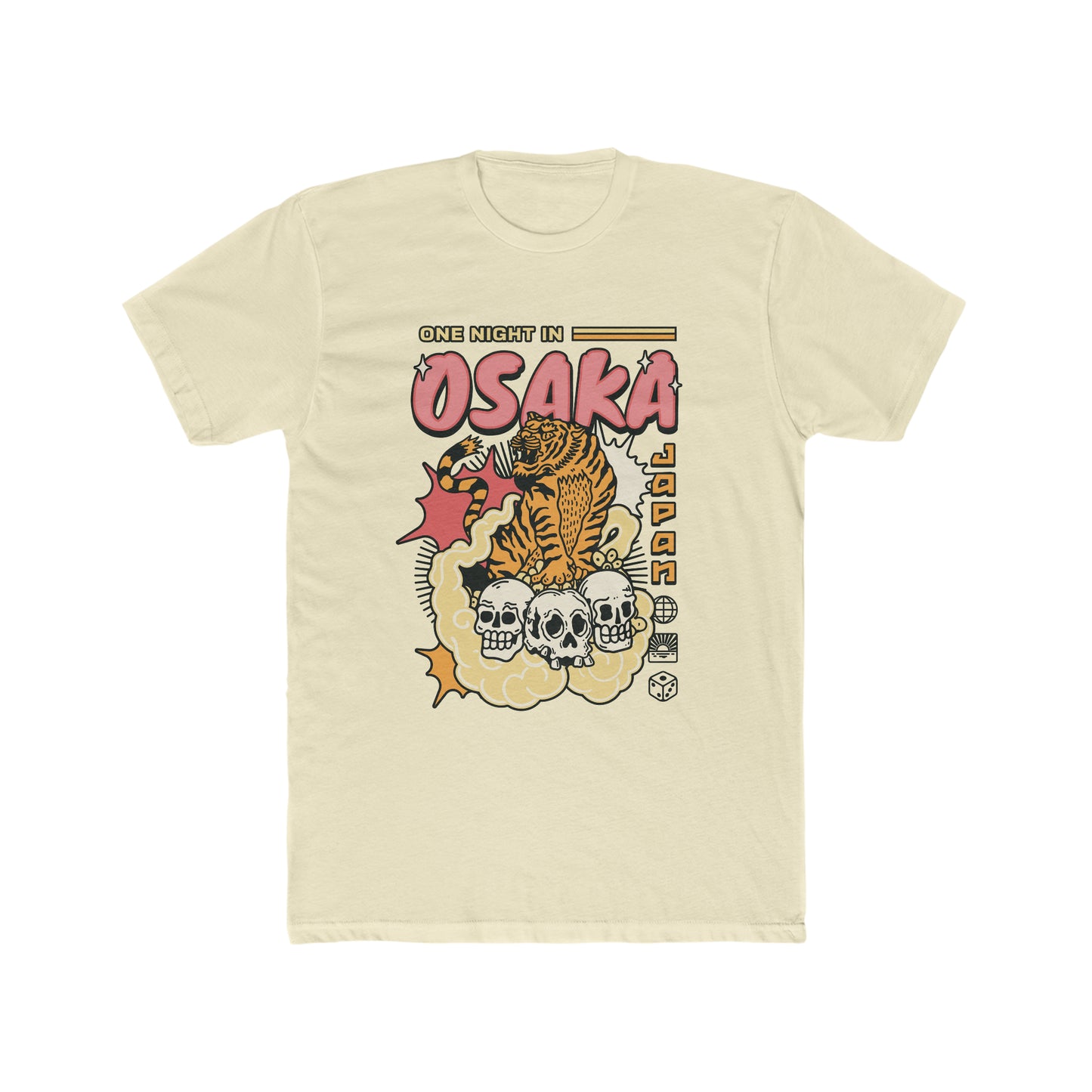 Ed Hardy Style Type T-Shirt, One Night In Osaka Japan, Art Tee