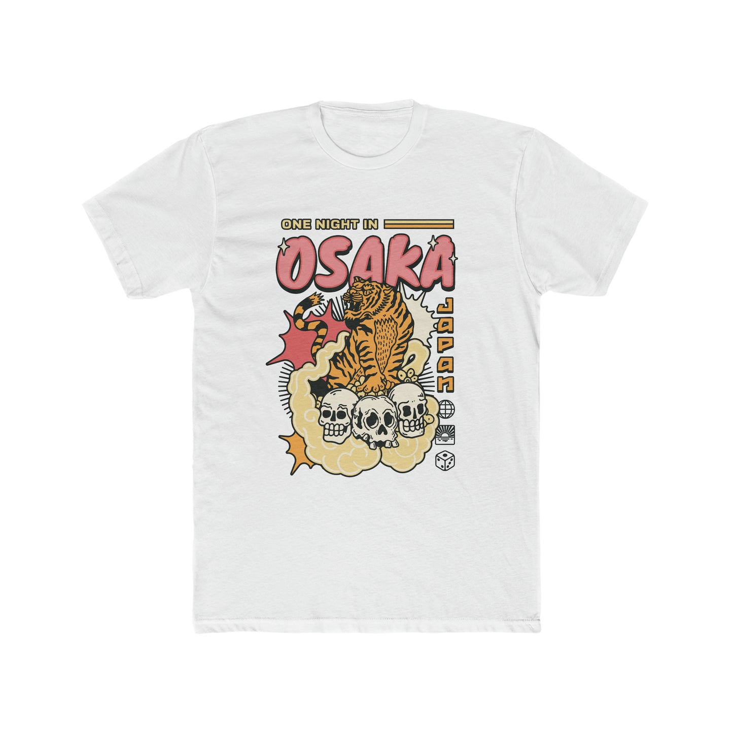 Ed Hardy Style Type T-Shirt, One Night In Osaka Japan, Art Tee