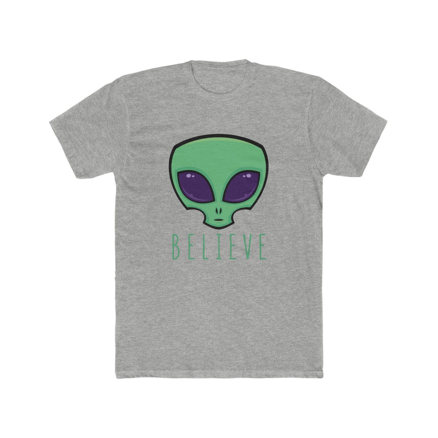 Martian, Alien Face, Believe Tee