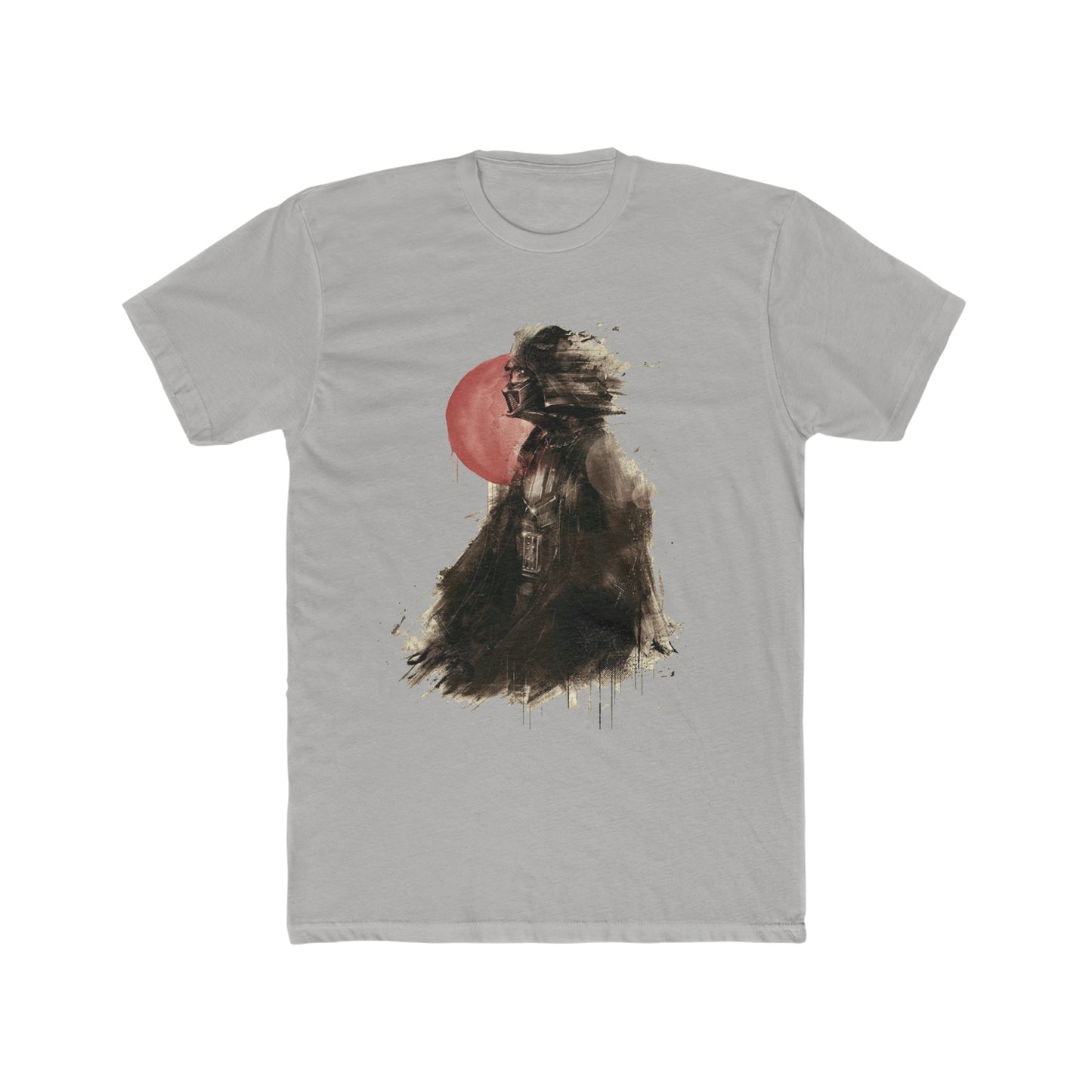 Darth Vader, Artsy Image with Red Moon in Background Tee