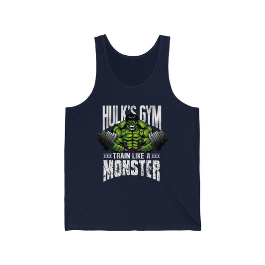 Hulk's Gym, Train Like  Monster Tank Top