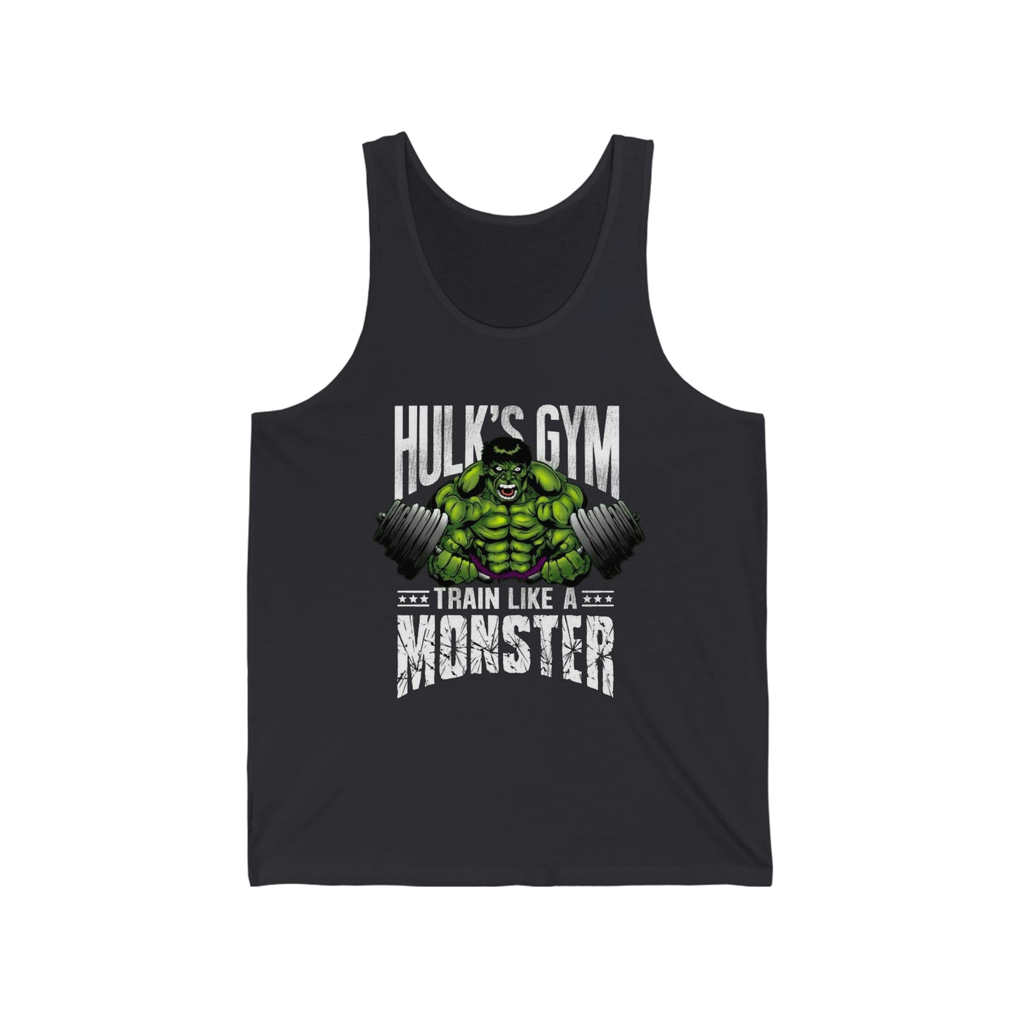 Hulk's Gym, Train Like  Monster Tank Top