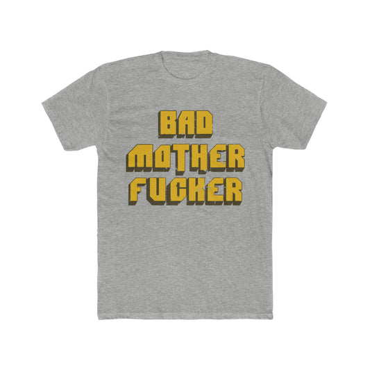 Pulp Fiction, Bad Mother Fucker on Samuel Jackson's Wallet, Distressed Style, Vintage Inspired Tee