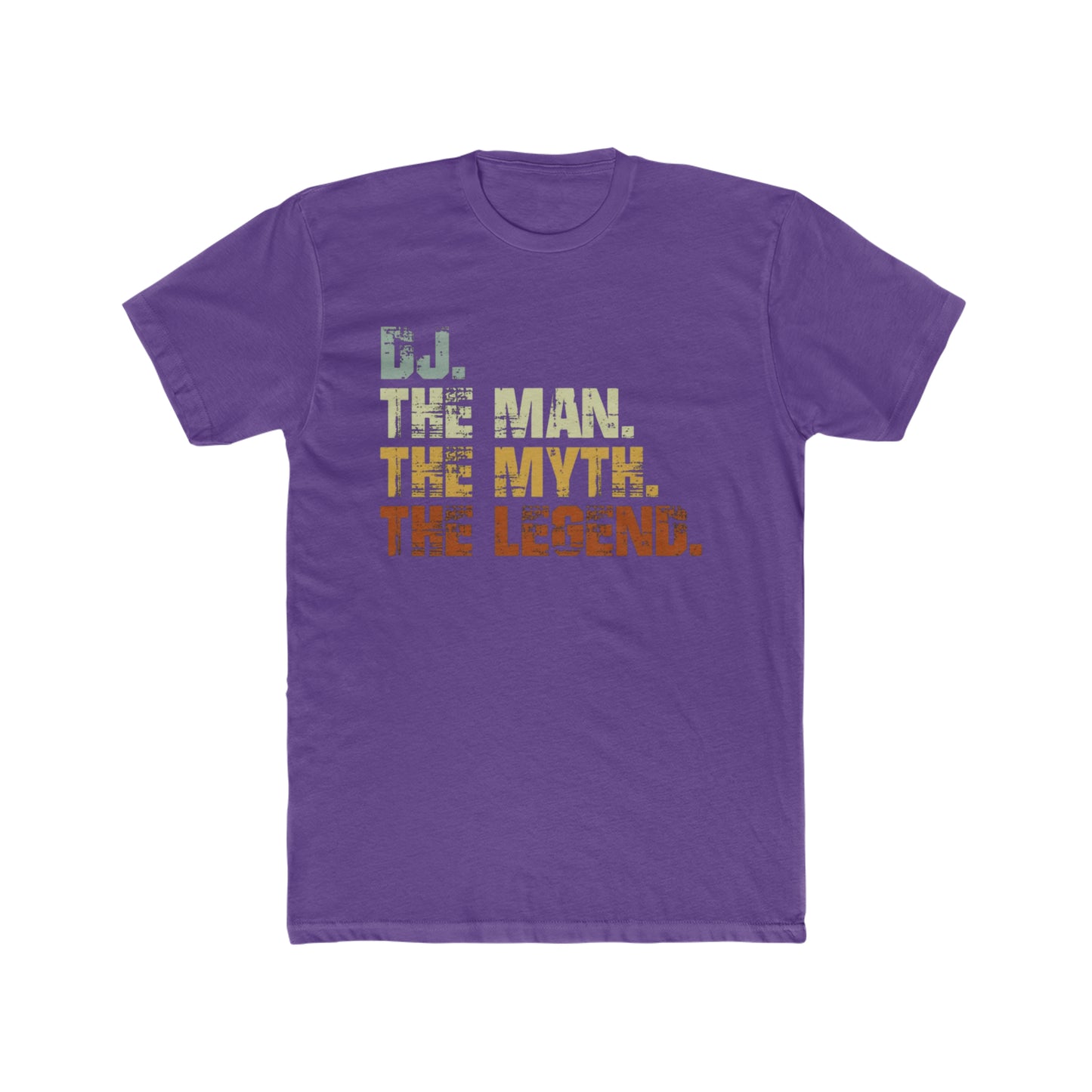 DJ, The Man, The Myth, The Legend. Vintage looking Tee