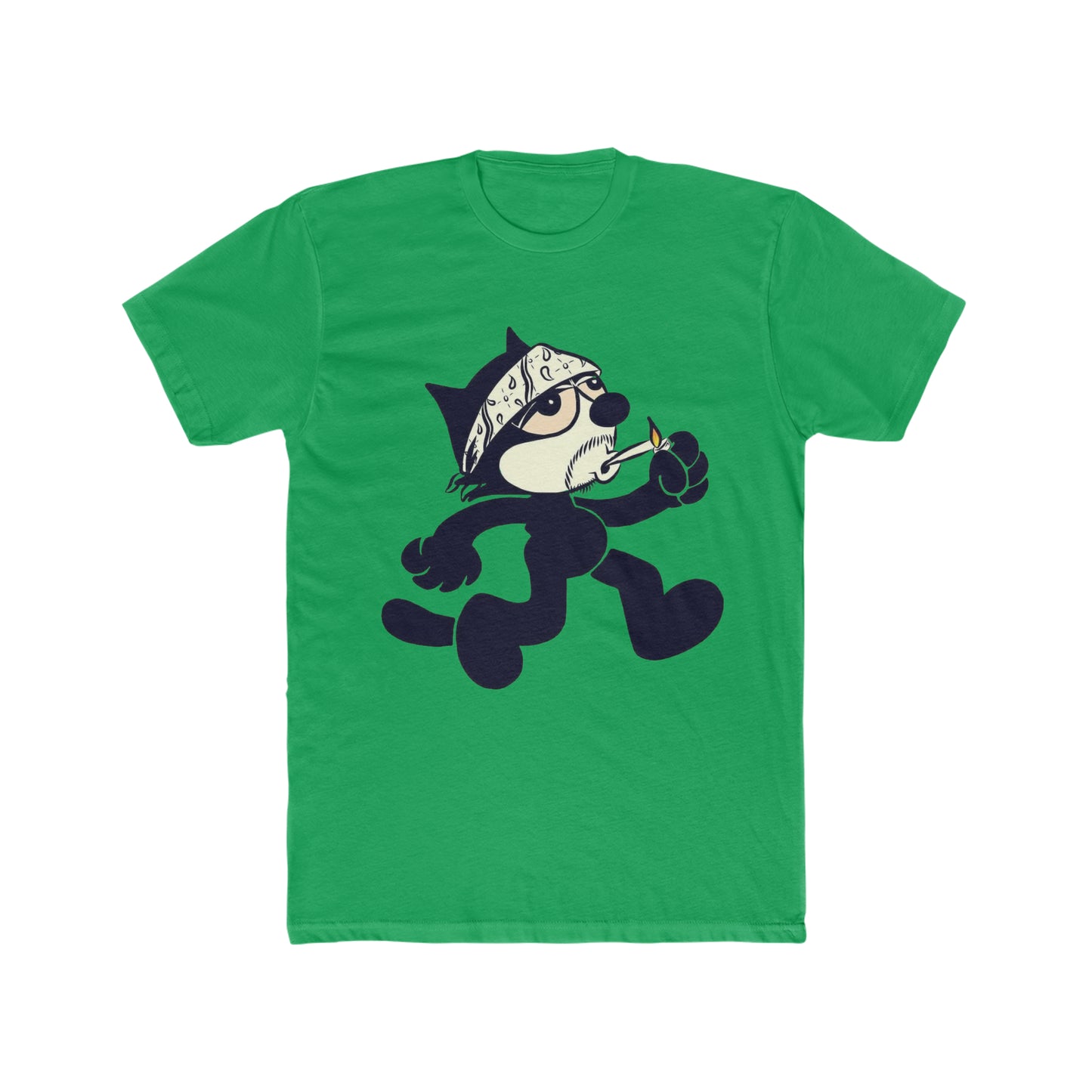 Felix The Cat Smoking a Joint, 420, Weed, Marijuana Tee