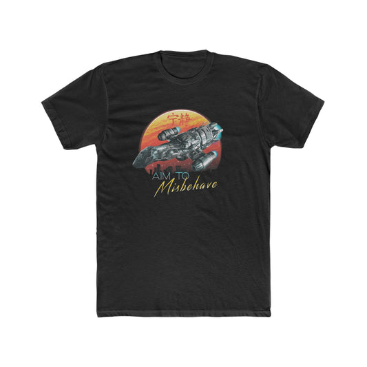 Aim to Misbehave Spaceship Tee