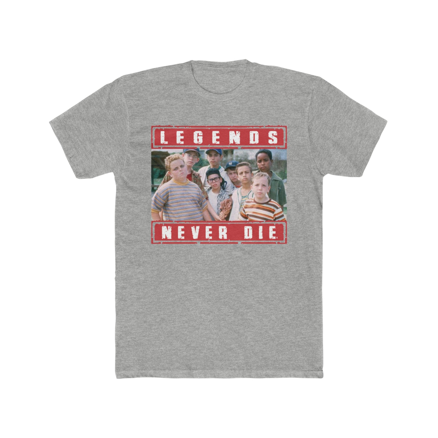 Legends Never Die, Sandlot Movie, Distressed Style, Vintage Inspired Tee