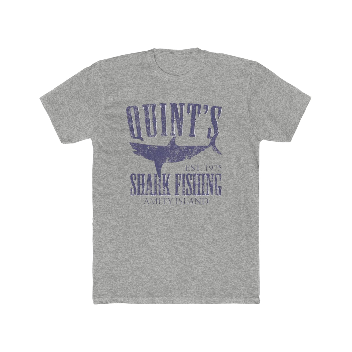 Quint's Shark Fishing From the Movie Jaws, Vintage Inspired Tee