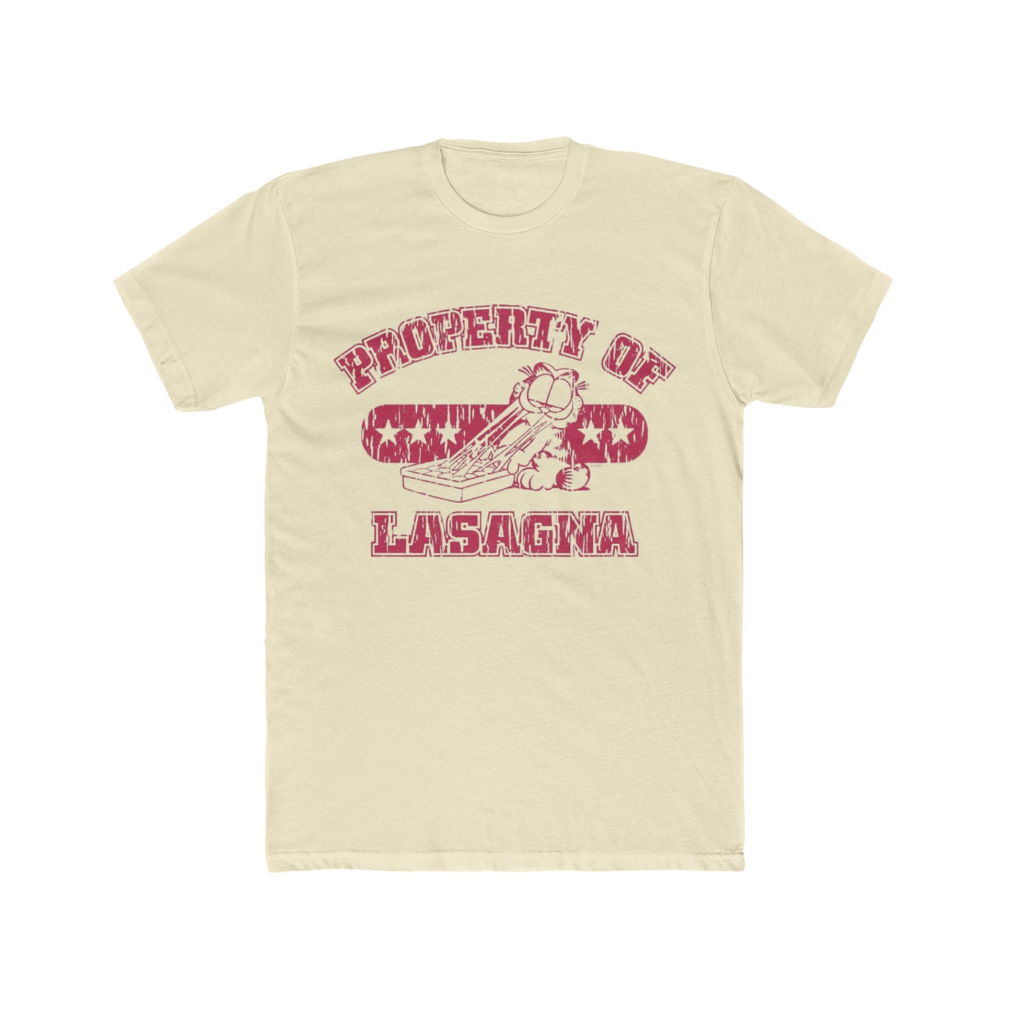 Garfield, Property of Lasagna, Vintage Inspired Tee