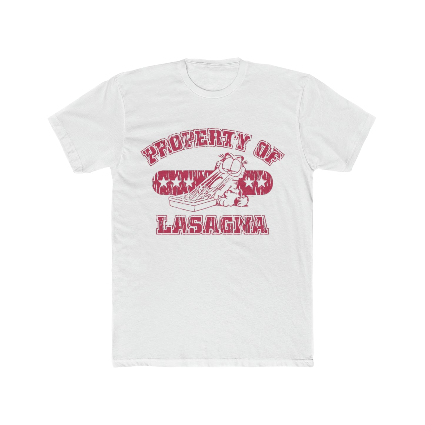 Garfield, Property of Lasagna, Vintage Inspired Tee