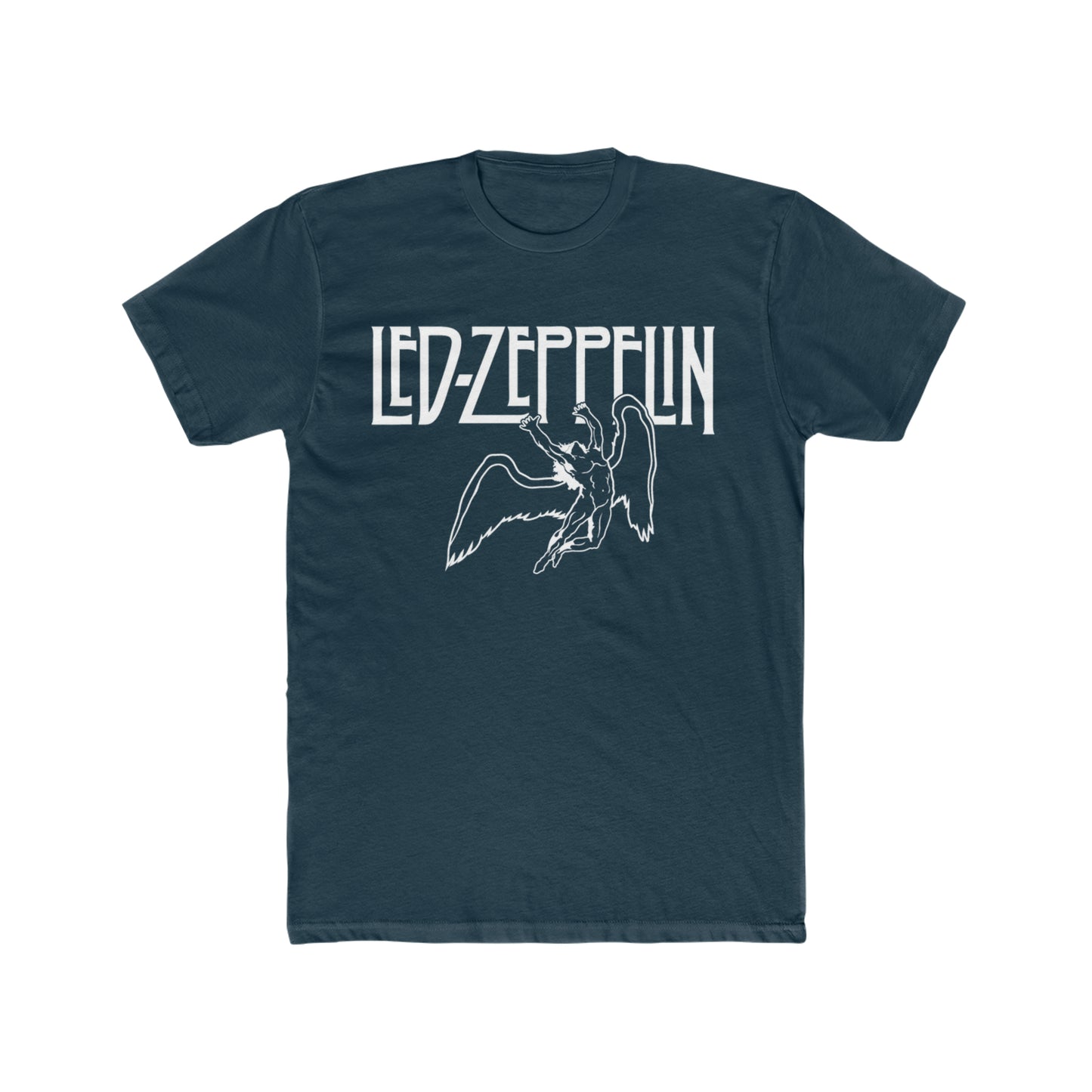 Vintage Inspired, Led-Zeppelin Swan Song Tee, White Lettering