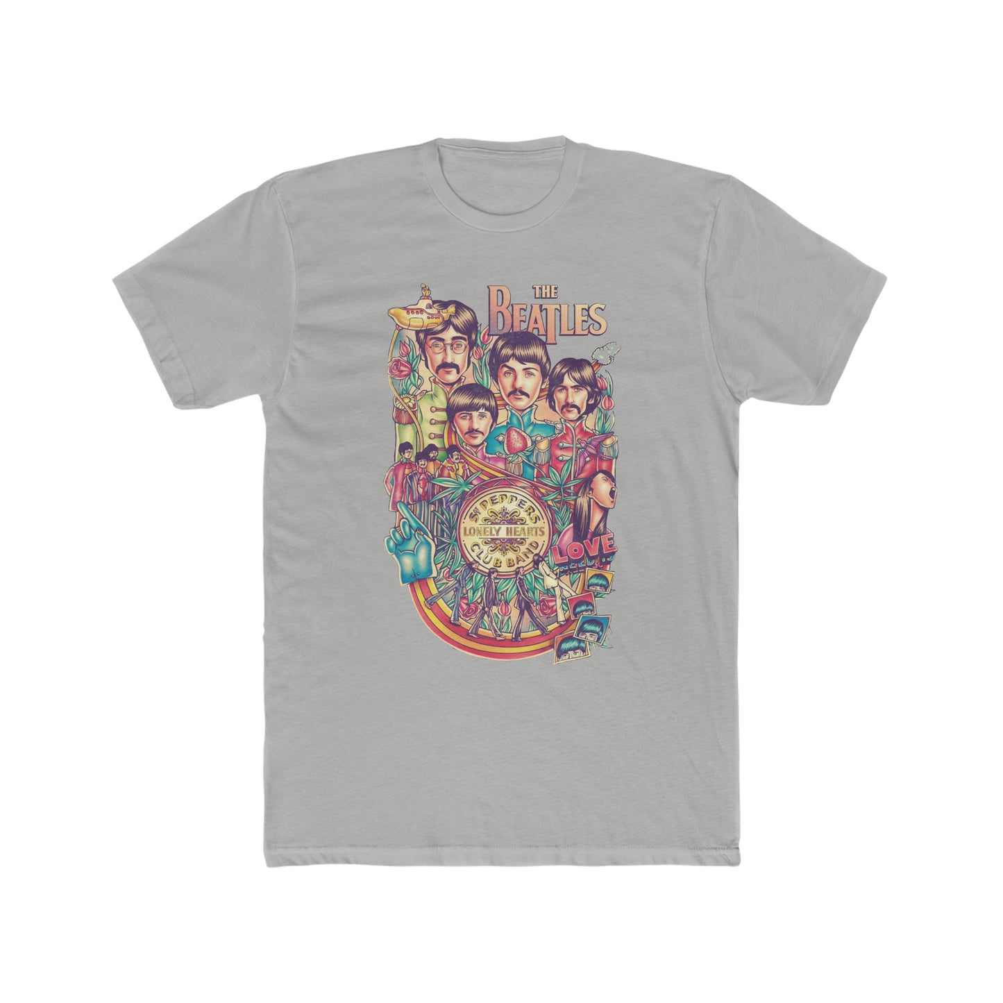 The Beatles Collage, Art Inspired Tee