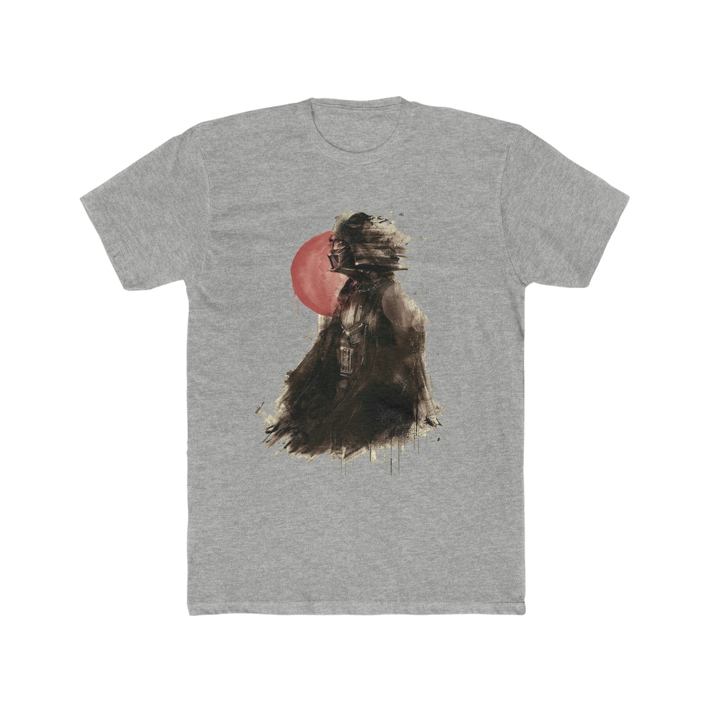 Darth Vader, Artsy Image with Red Moon in Background Tee