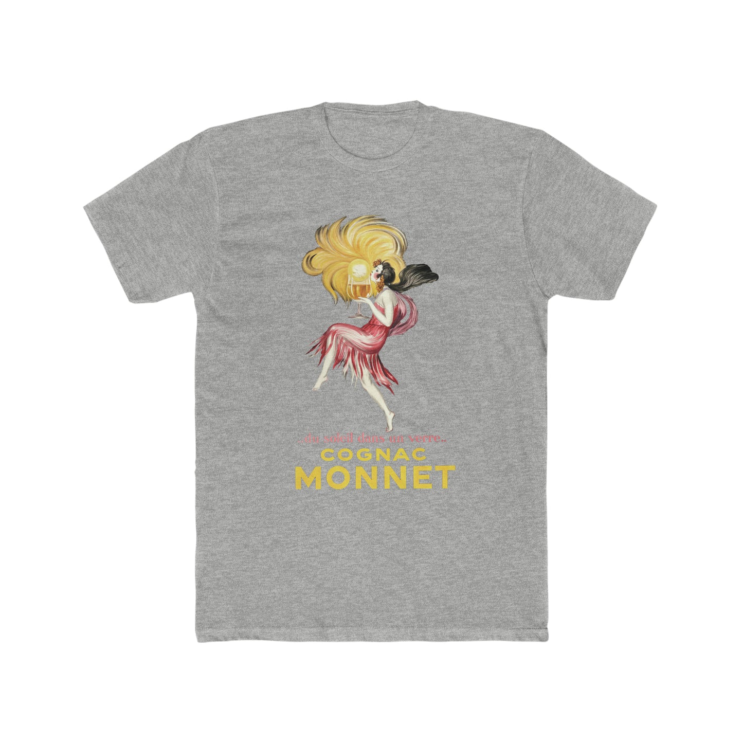 French Cognac Monnet Vintage Inspired Poster, French Advertising , Retro Print Tee